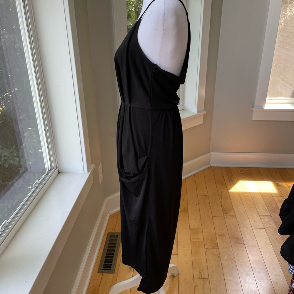 Bcbgeneration Black Drapey Spaghetti Strap Racerb… - image 5